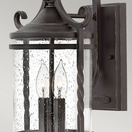 Hinkley - Vägglampa för utomhusbruk CASA 2xE14/40W/230V IP44