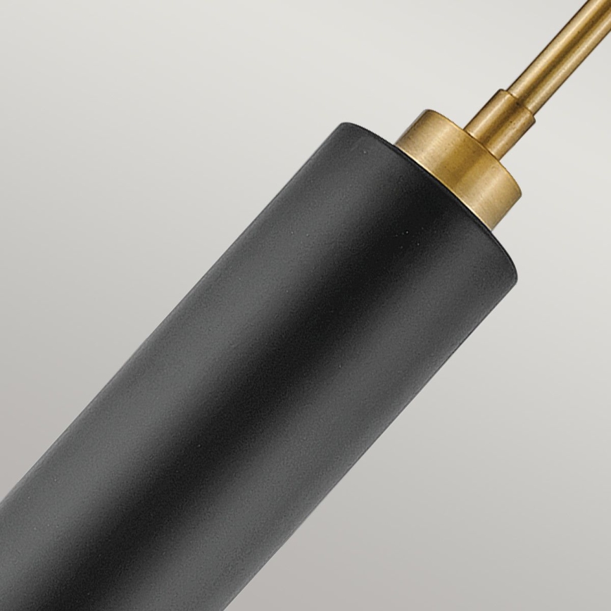 Hinkley - Takpendel med stång CEDRIC 2xE27/60W/230V Ø 33 cm guld/svart