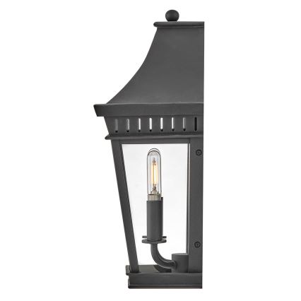 Hinkley - Vägglampa för utomhusbruk CHAPEL HILL 2xE14/40W/230V IP44 svart