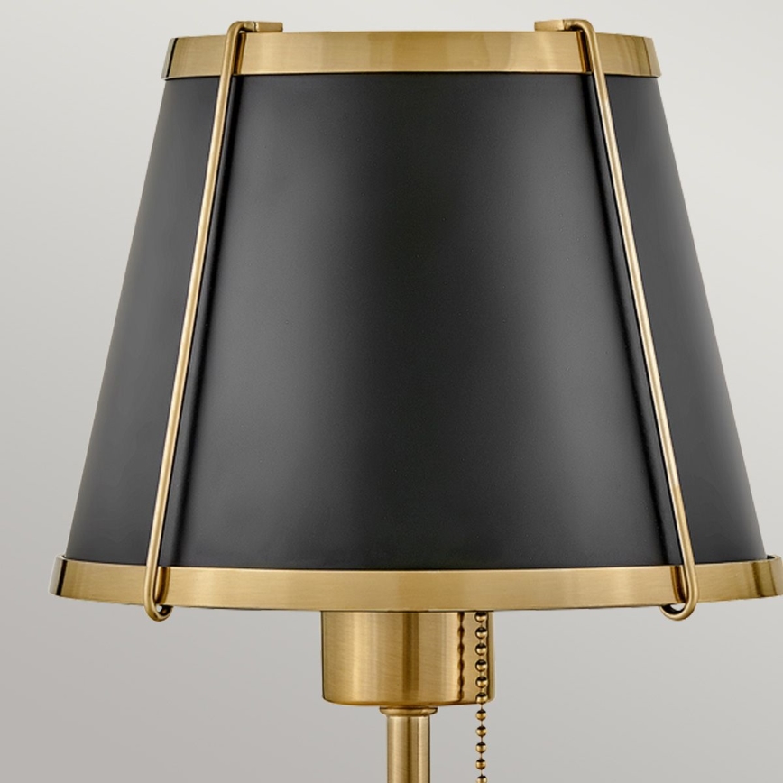 Hinkley - Vägglampa CLARKE 1xE27/40W/230V mässing/svart