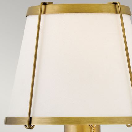 Hinkley - Vägglampa CLARKE 1xE27/40W/230V mässing/vit
