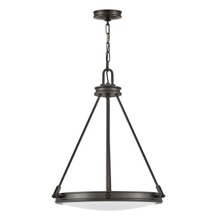 Hinkley - Ljuskrona med kedja COLLIER 4xE14/40W/230V Ø 54,3 cm svart