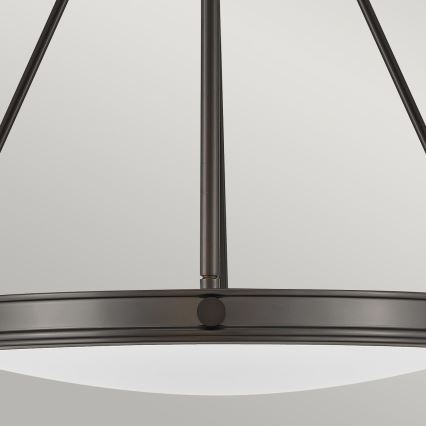 Hinkley - Ljuskrona med kedja COLLIER 4xE14/40W/230V Ø 54,3 cm svart