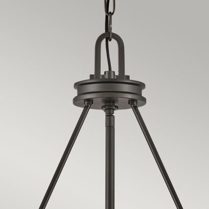 Hinkley - Ljuskrona med kedja COLLIER 5xE27/40W/230V Ø 68,5 cm svart