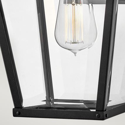 Hinkley - Vägglampa för utomhusbruk DAWSON 1xE27/60W/230V IP44 svart