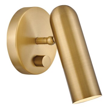 Hinkley HK-DAX1-HB - DAX dimbar LED-väggarmatur 9W/230V 3000K, guld