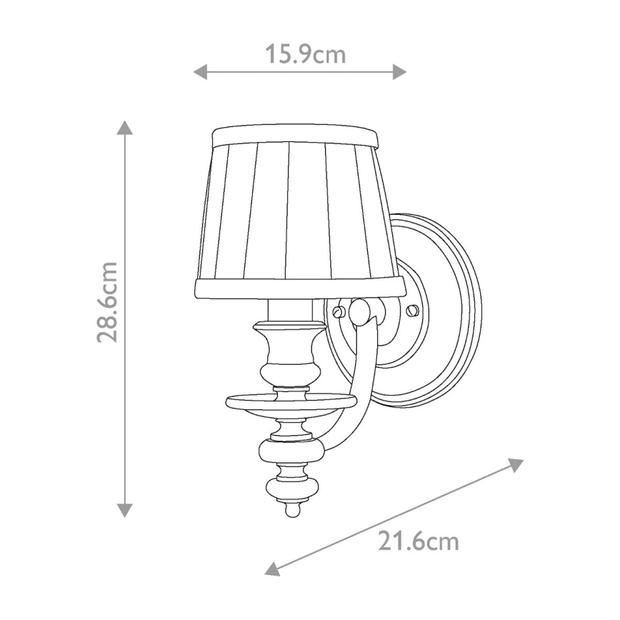 Hinkley - Vägglampa DUNHILL 1xE14/60W/230V