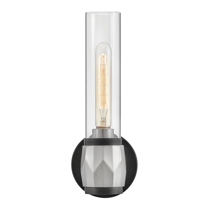 Hinkley - Badrumsvägglampa ELLISON 1xE27/40W/230V IP44 svart