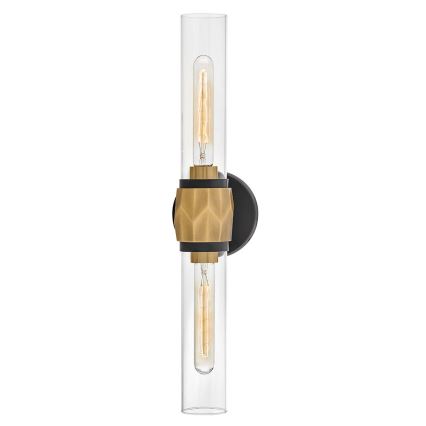 Hinkley - Vägglampa för badrum ELLISON 2xE27/40W/230V IP44 guld