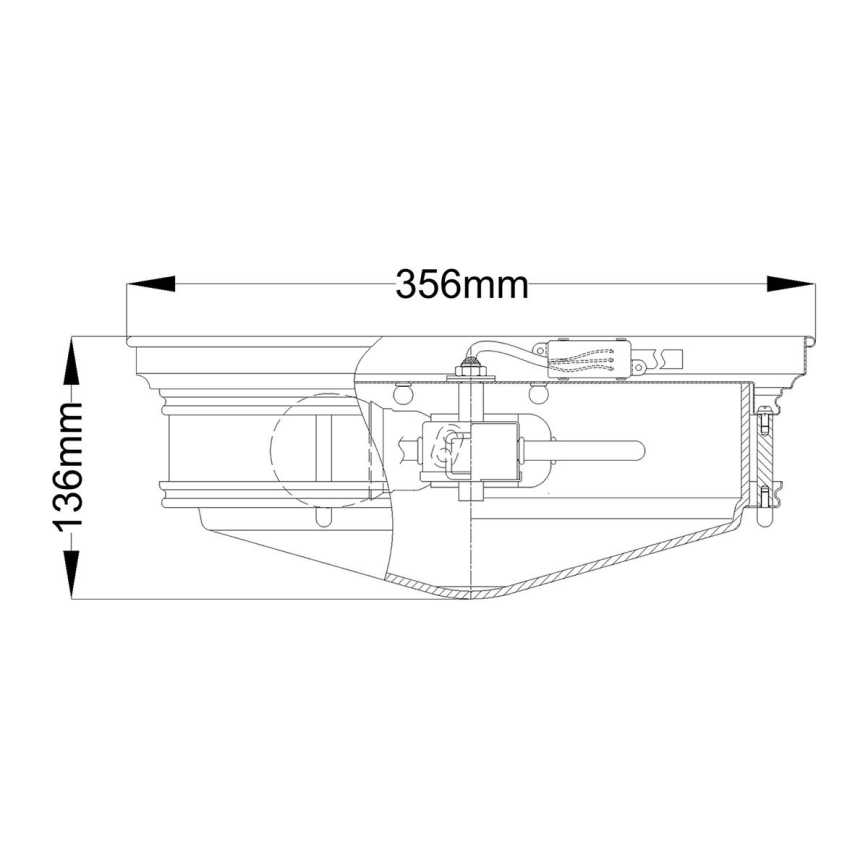 Hinkley - Taklampa HADLEY 3xE27/40W/230V skinande krom
