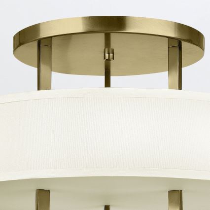Hinkley - Taklampa HAMPTON 3xE27/60W/230V Ø 50,8 cm guld