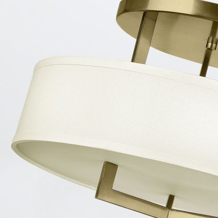 Hinkley - Taklampa HAMPTON 3xE27/60W/230V Ø 50,8 cm guld