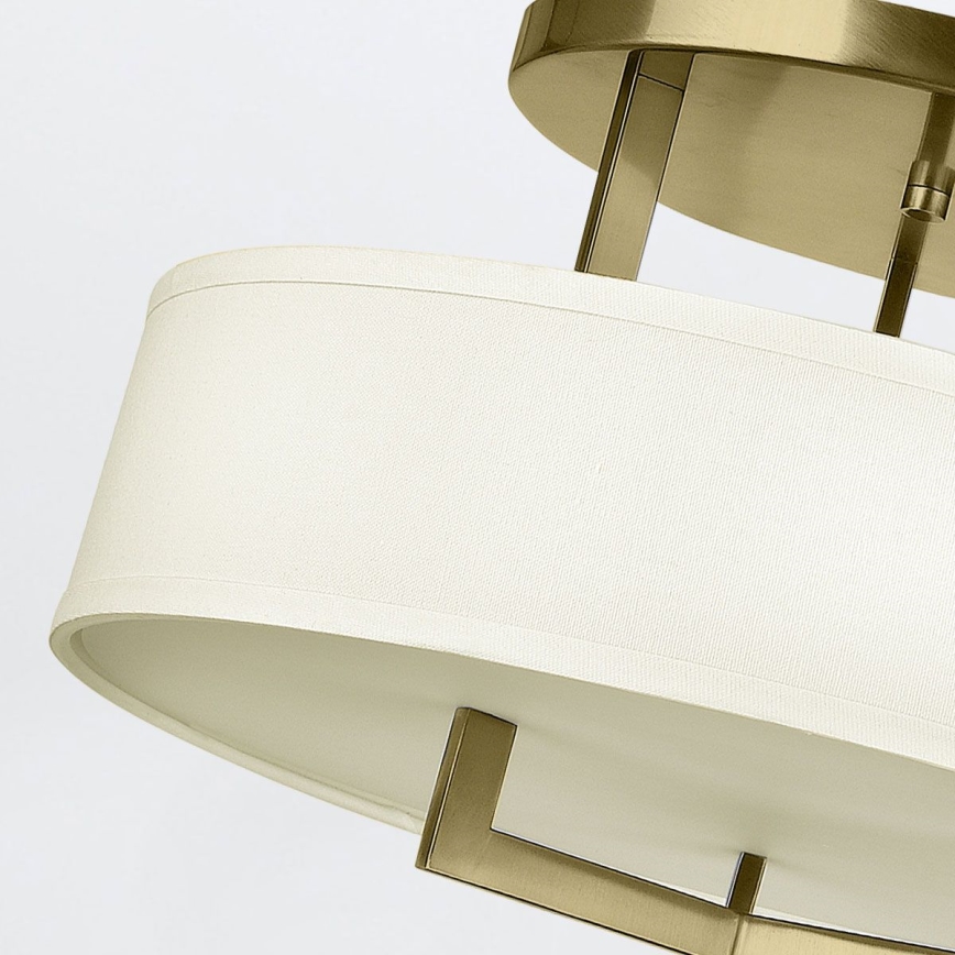 Hinkley - Taklampa HAMPTON 3xE27/60W/230V Ø 50,8 cm guld