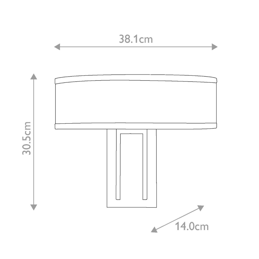 Hinkley - Vägglampa HAMPTON 2xE14/40W/230V guld
