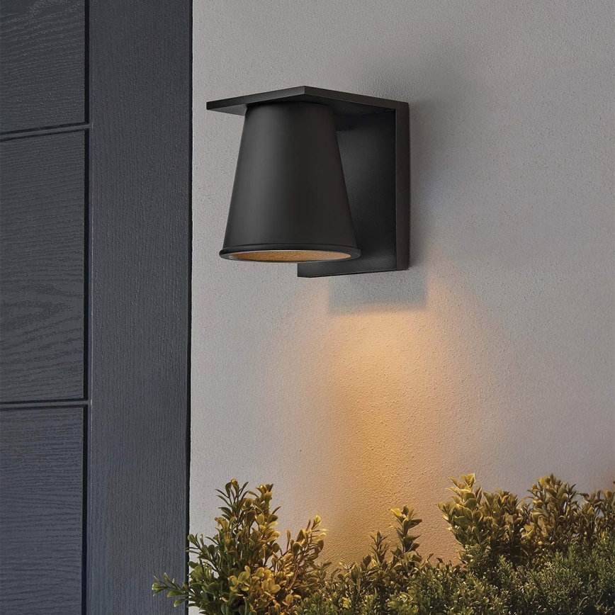 Hinkley - LED vägglampa för utomhusbruk HANS 1xGU10/8W/230V IP44 svart