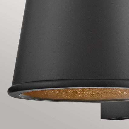 Hinkley - LED vägglampa för utomhusbruk HANS 1xGU10/8W/230V IP44 svart