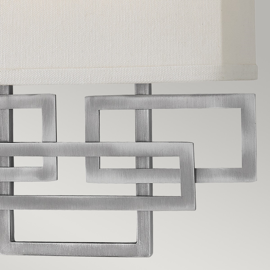 Hinkley - Vägglampa LANZA 2xE14/60W/230V matt krom