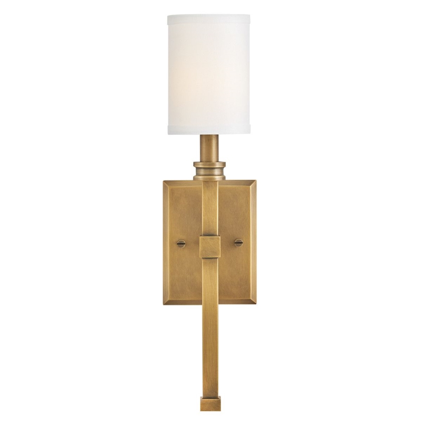 Hinkley - Vägglampa MOORE 1xE14/40W/230V guldfärgad