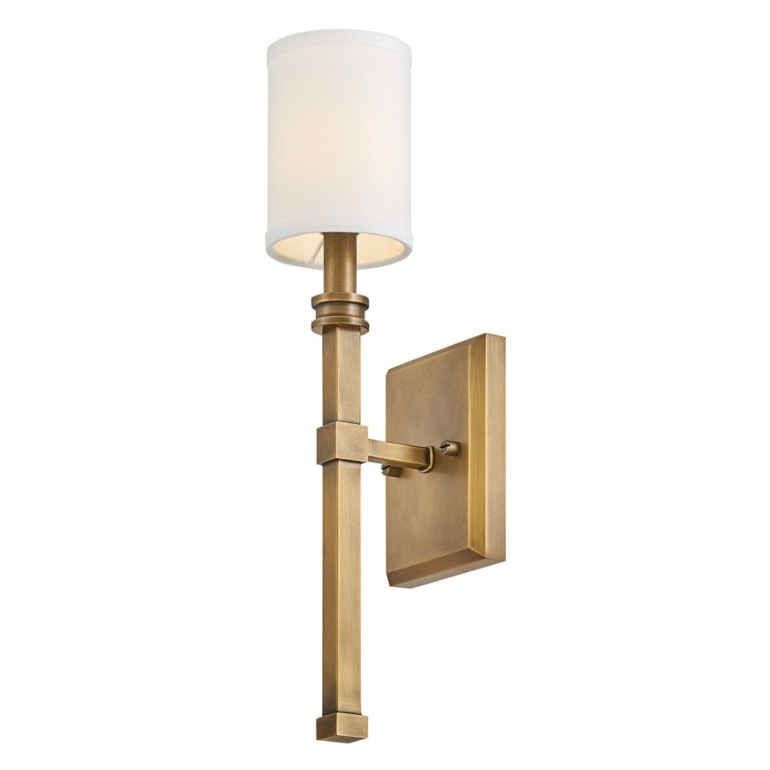 Hinkley - Vägglampa MOORE 1xE14/40W/230V guldfärgad