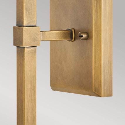 Hinkley - Vägglampa MOORE 1xE14/40W/230V guldfärgad
