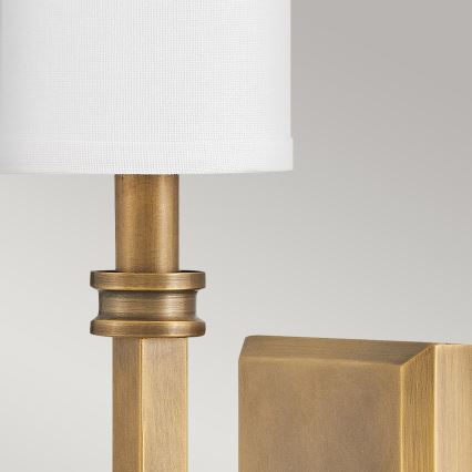 Hinkley - Vägglampa MOORE 1xE14/40W/230V guldfärgad