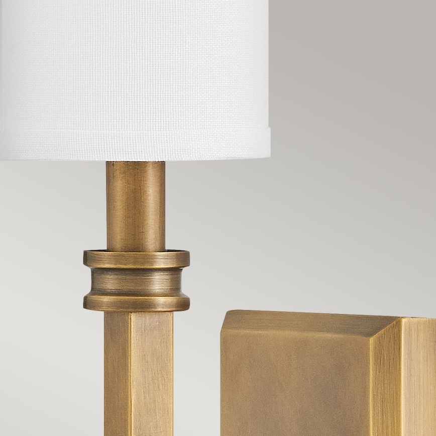 Hinkley - Vägglampa MOORE 1xE14/40W/230V guldfärgad
