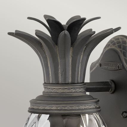 Hinkley - Vägglampa för utomhusbruk PLANTATION 1xE27/40W/230V IP44 svart