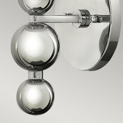 Hinkley - Vägglampa ZELDA 1xE27/60W/230V, polerad krom