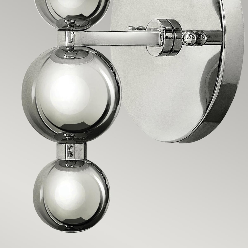 Hinkley - Vägglampa ZELDA 1xE27/60W/230V, polerad krom