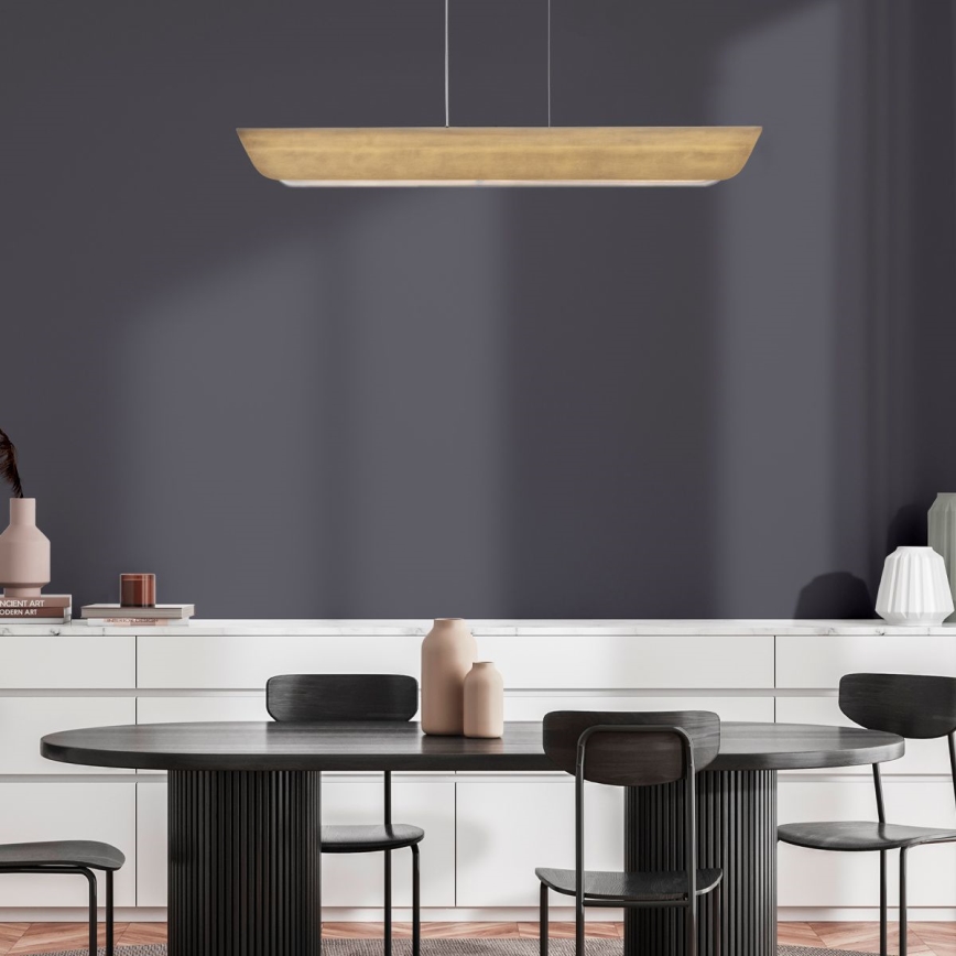 Hinkley - LED-pendel på vajer ARCO LED/43W/230V 3000K guld