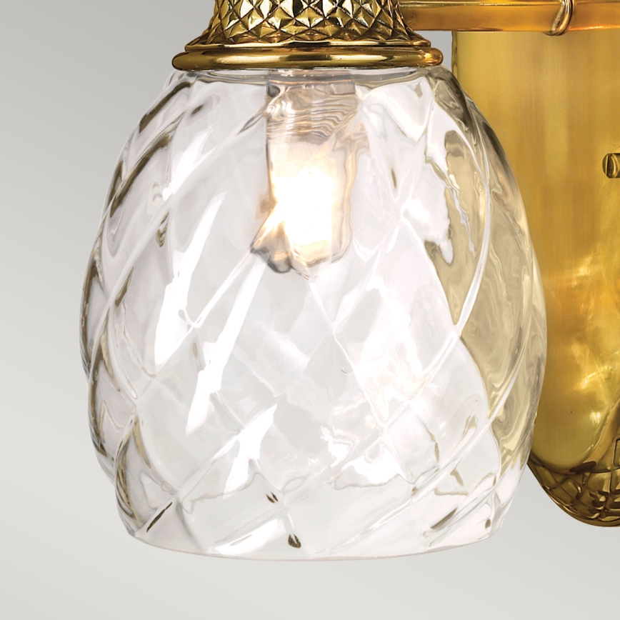 Hinkley - LED Vägglampa för badrum PLANTATION 1xG9/3W/230V IP44 gyllene
