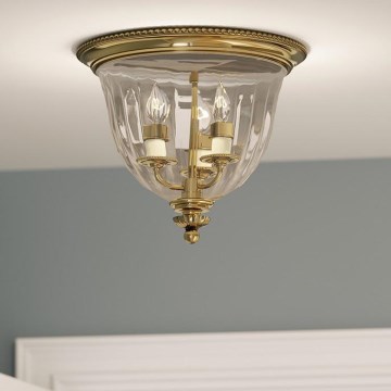 Hinkley - Taklampa CAMBRIDGE 3xE14/60W/230V gyllene