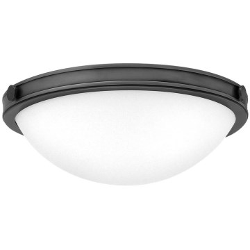 Hinkley - Taklampa COLLIER 2xE27/40W/230V Ø 34,6 cm svart