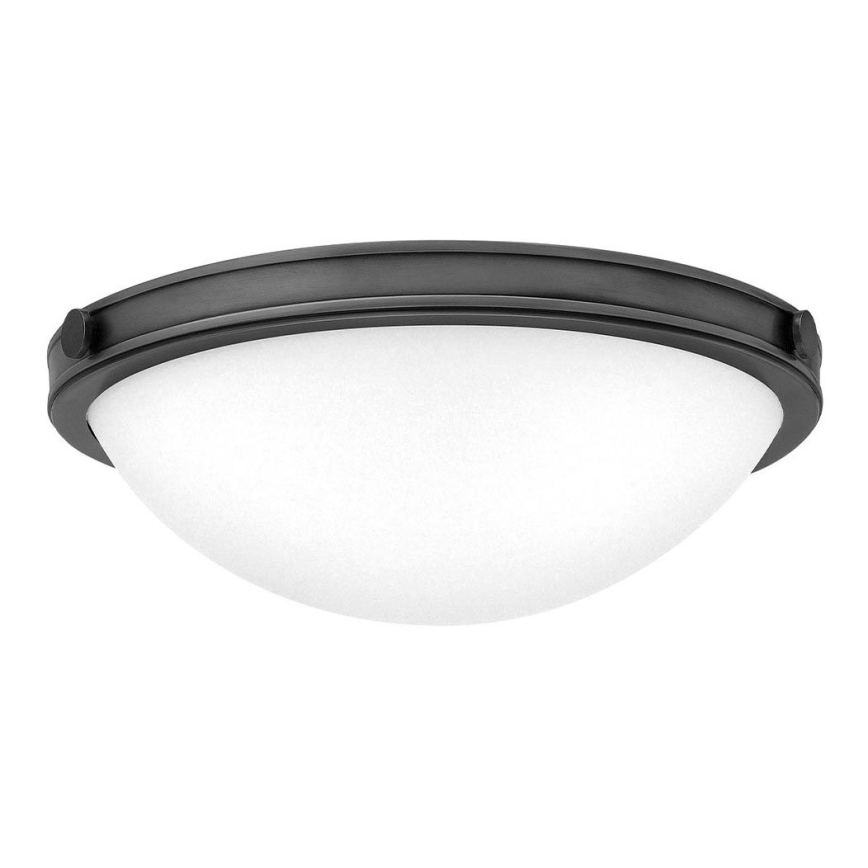 Hinkley - Taklampa COLLIER 2xE27/40W/230V Ø 34,6 cm svart