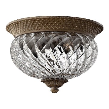 Hinkley - Taklampa PLANTATION 2xE27/60W/230V brons