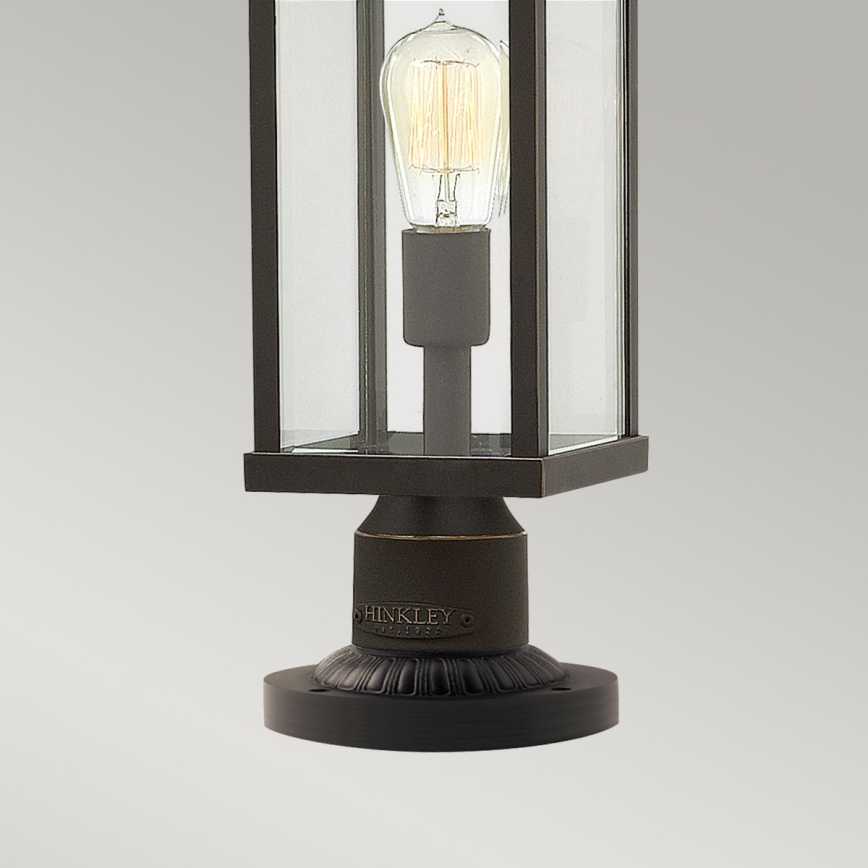 Hinkley - Utomhuslampa MANHATTAN 1xE27/100W/230V IP44 svart