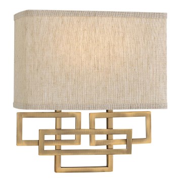 Hinkley - Vägglampa LANZA 2xE14/60W/230V mässing
