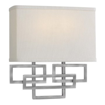 Hinkley - Vägglampa LANZA 2xE14/60W/230V matt krom