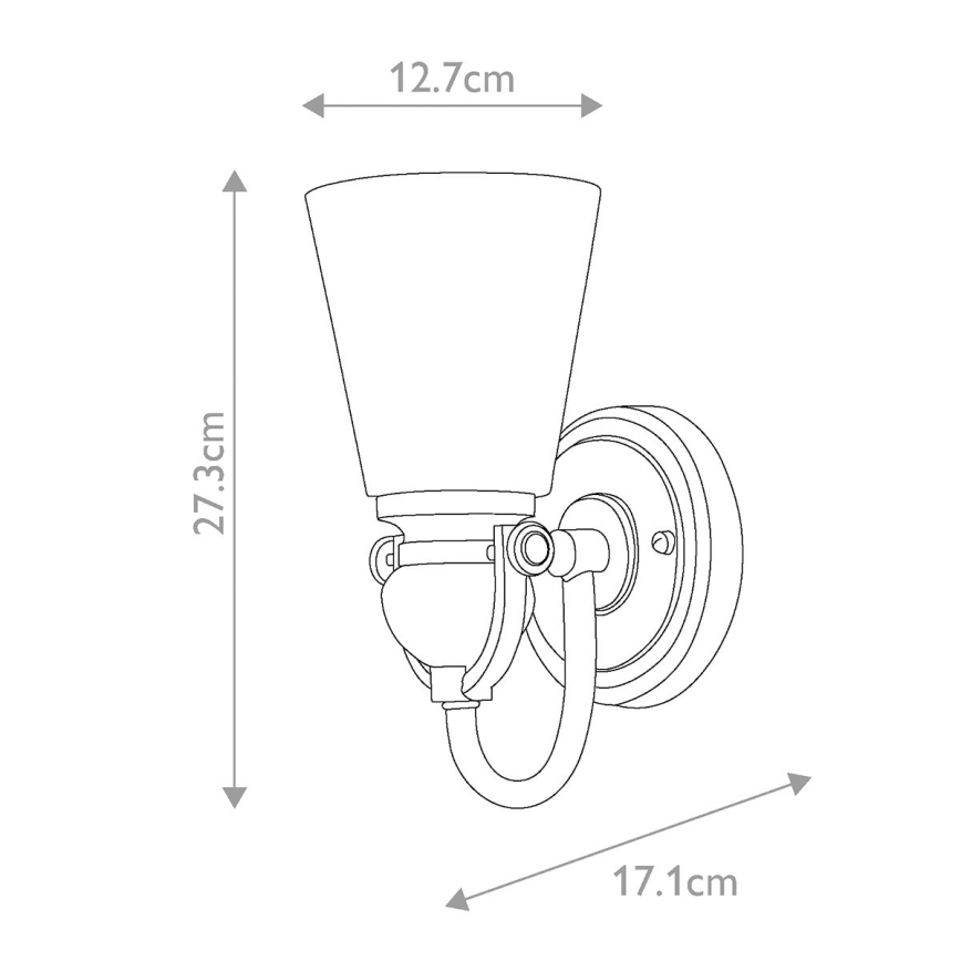 Hinkley - Vägglampa MAYFLOWER 1xE27/100W/230V brons