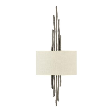 Hinkley - Vägglampa SPYRE 2xE14/60W/230V grå