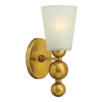 Hinkley - Vägglampa ZELDA 1xE27/60W/230V mässing