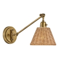 Hinkley - Väggspotlight ARTI 1xE27/60W/230V guld/brun