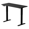 Höjdjusterbar skrivbord LEVANO 140x60 cm svart
