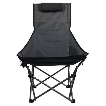 Hopfällbar campingstol grå