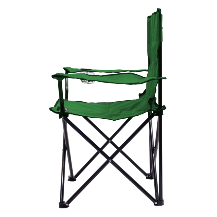Hopfällbar campingstol grön