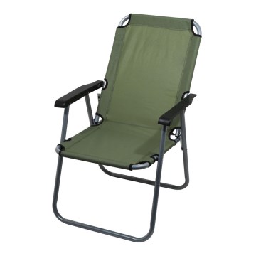 Hopfällbar campingstol grön