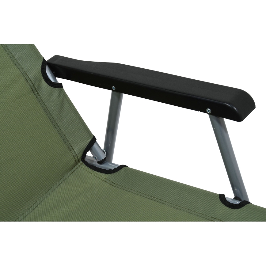 Hopfällbar campingstol grön