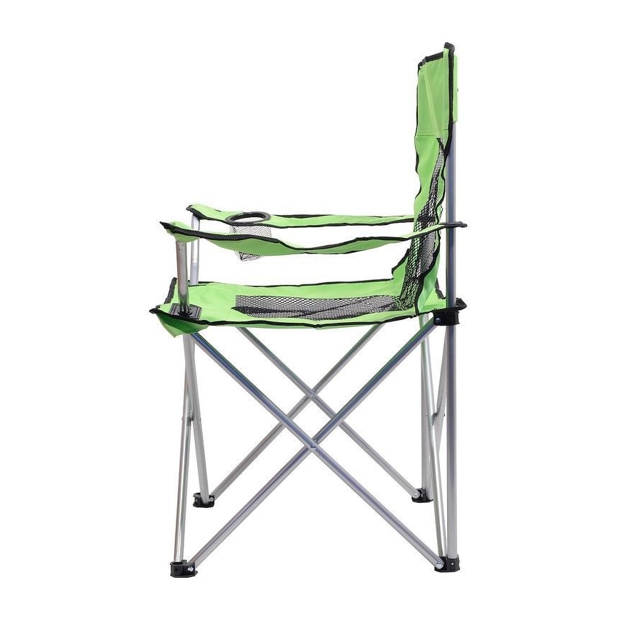 Hopfällbar campingstol grön