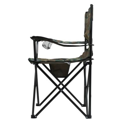 Hopfällbar campingstol kamouflage