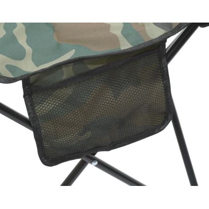 Hopfällbar campingstol kamouflage